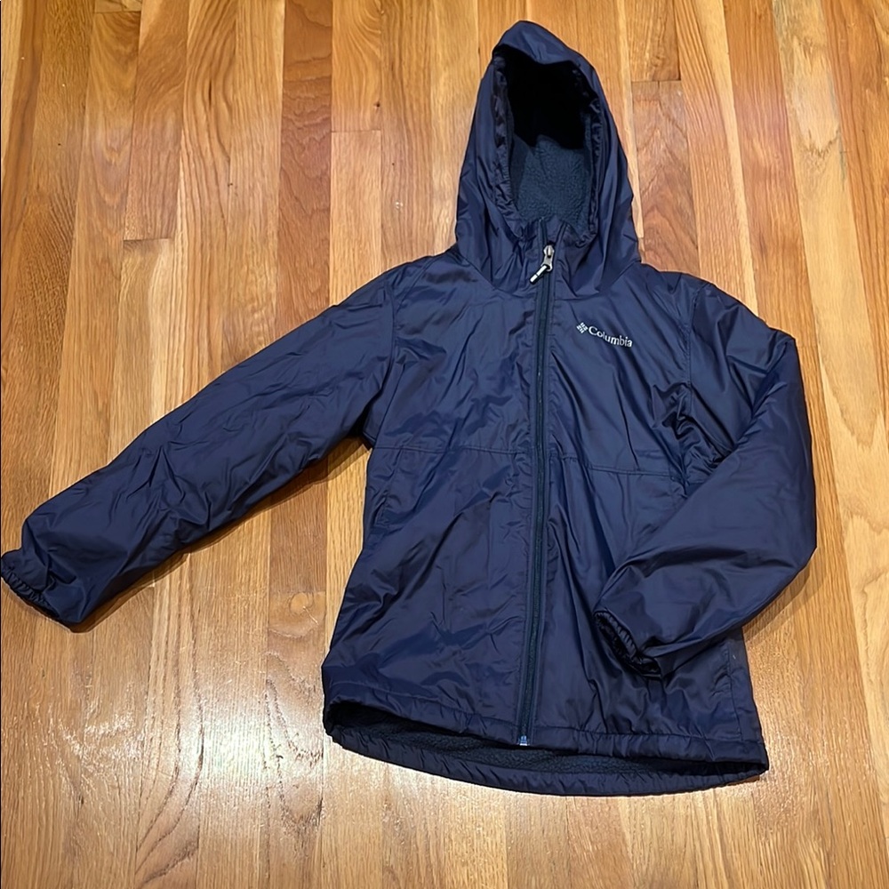 Columbia Kids Dark Blue Raincoat